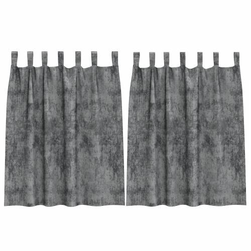 svile zavjese 2 kom s očicama siva 140x140 cm Cijena