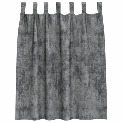 svile zavjese 2 kom s očicama siva 140x140 cm Cijena
