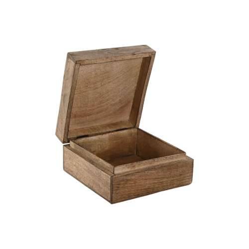 Kutija za nakit Home ESPRIT Pisana Drvo Manga 17,5 x 17,5 x 8 cm (2 kom.) Cijena