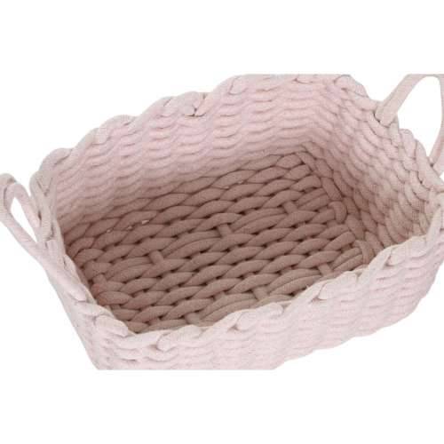Set košara Home ESPRIT Bež Siva Roza Uže (3 Dijelovi) (3 kom.) Cijena