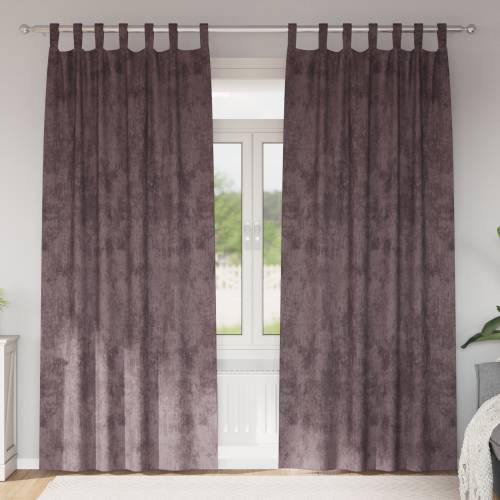 baršunaste zavjese 2 komada s petljama smeđe 260x140 cm Cijena