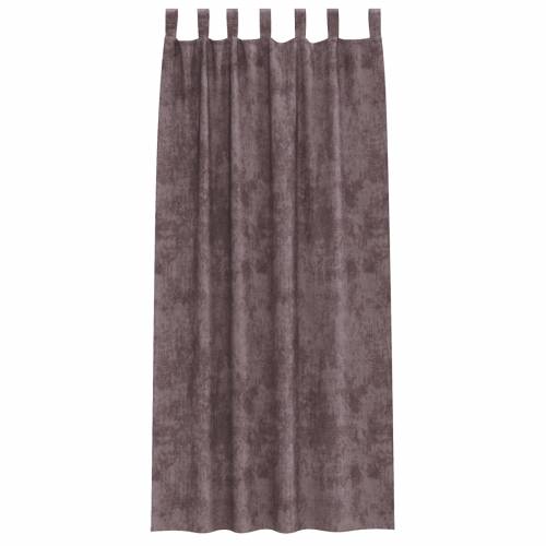 baršunaste zavjese 2 komada s petljama smeđe 260x140 cm Cijena