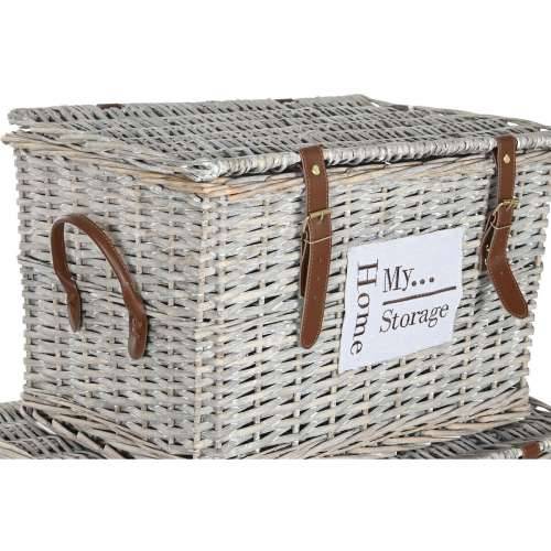 Set Škrinja Home ESPRIT Prirodno ispleten od pruća 67 x 45 x 46 cm Cijena