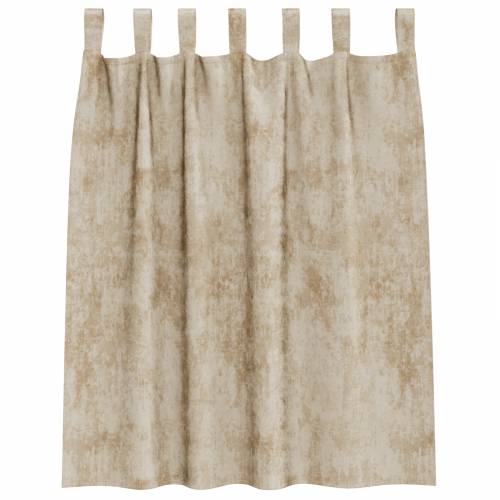 barske zavjese 2 komada s očicama krem 140x140 cm Cijena