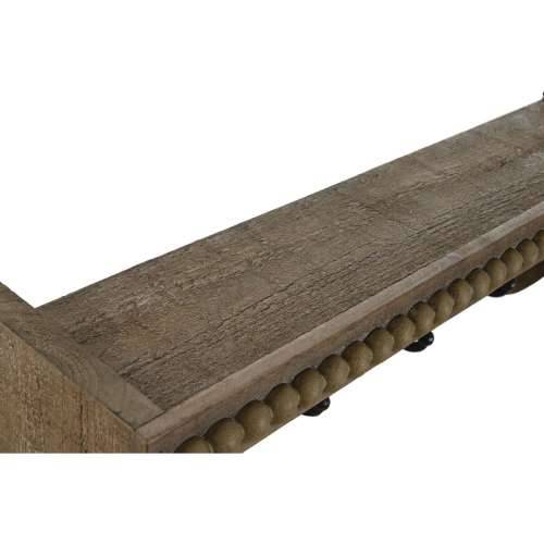 Zidna vješalica Home ESPRIT Smeđa Crna Drvo Metal 67 x 17 x 27 cm Cijena