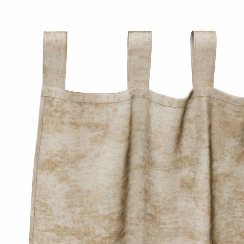 Velvet zavjese 2 komada s rupama Krem 245x140 cm Cijena