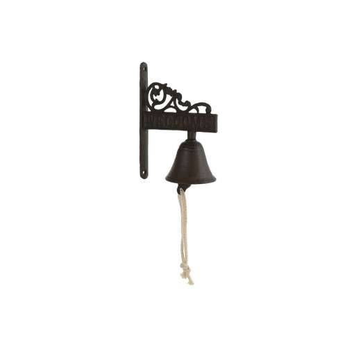 Zvono Home ESPRIT Smeđa Crna Uže Željezo 14,5 x 7,5 x 18,5 cm Cijena