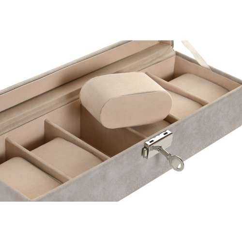 Kutija za nakit Home ESPRIT Siva Tamno sivo Poliuretan Drvo MDF 30 x 10 x 8 cm Cijena