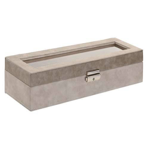 Kutija za nakit Home ESPRIT Siva Tamno sivo Poliuretan Drvo MDF 30 x 10 x 8 cm Cijena