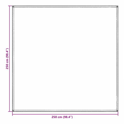 Dodatak za šator Plavo-siva Polietilen 250 x 250 cm Cijena