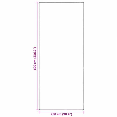 Dodatak za Šator Plavo-siv Poliester 250 x 600 cm Prijenosno Cijena