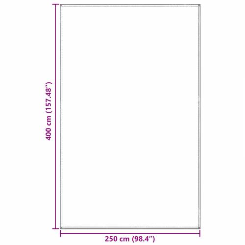 Dodatak za šator Svjetlosiva Poliester 250 x 400 cm Prijenosno Cijena