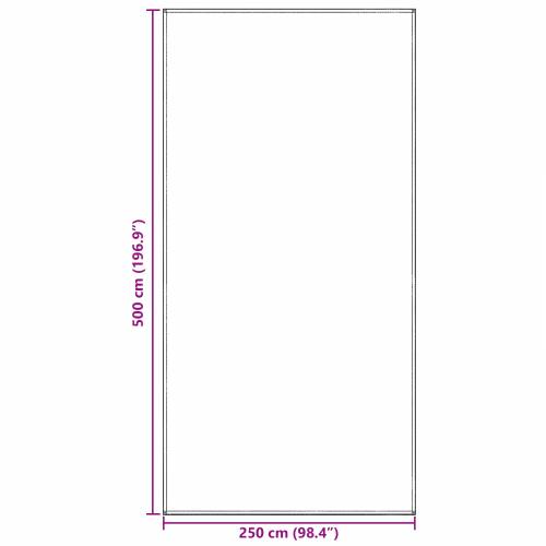 Dodatak za šator Svjetlosivi Poliester 250 x 500 cm Prijenosni Cijena