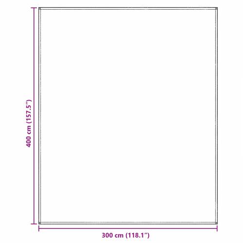 Dodatak za šator Svjetlosivi Poliester 300 x 400 cm Cijena