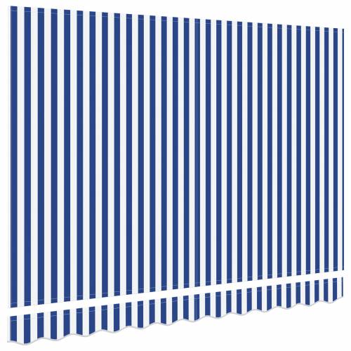 Tkanina za zamjenu tende za okvir 3.5m x 2m plava i bijela Cijena