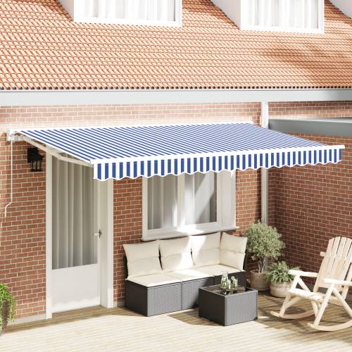 Zamjenski materijal za tenda 4x2 m plave i bijele boje Cijena