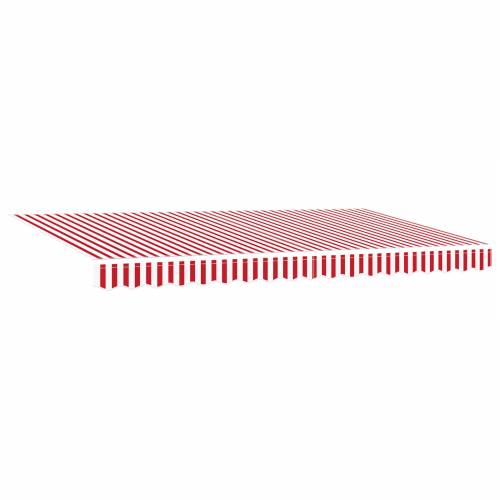 Tenda Fabric za okvir 4x2 m Crvena i bijela Cijena
