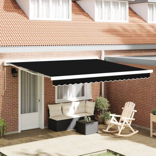 Tenda zamjenska tkanina za okvir 4x3 m crna Cijena