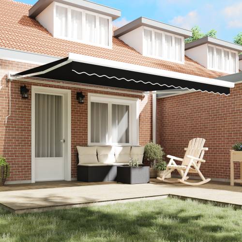 Tenda zamjenska tkanina za okvir 4x3 m crna Cijena