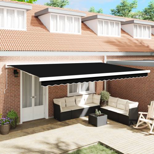 Tenda zamjenski materijal za okvir 5x3.5 m Crna Cijena