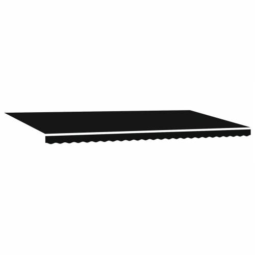 zamjenska tkanina za tenda 6x3 m crna Cijena