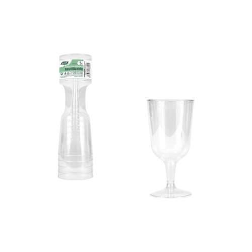 Čaša za vino Algon 200 ml 5 Dijelovi (24 kom.) Cijena