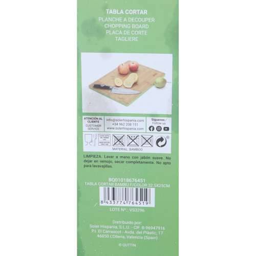Daska za rezanje Quttin 32,5 x 25 x 1,5 cm (8 kom.) Cijena