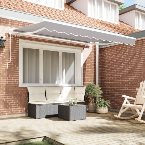 zamjenski materijal za tende za okvir 3.5x2.5 m svjetlosiva Cijena