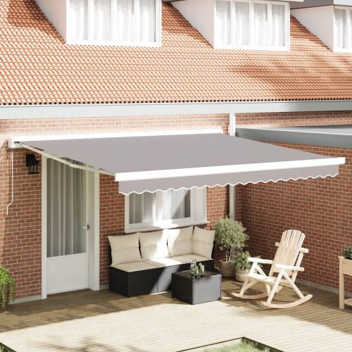 Tenda Zamjena Tekstila za Okvir 4x3.5 m Svjetlosiva Cijena