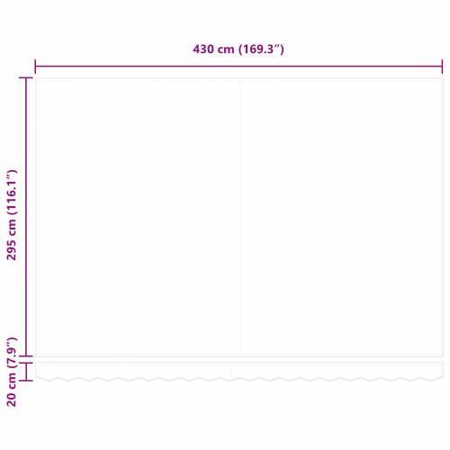 zamjena tkanine za tende za okvir 4.5x3 m svjetlosiva Cijena