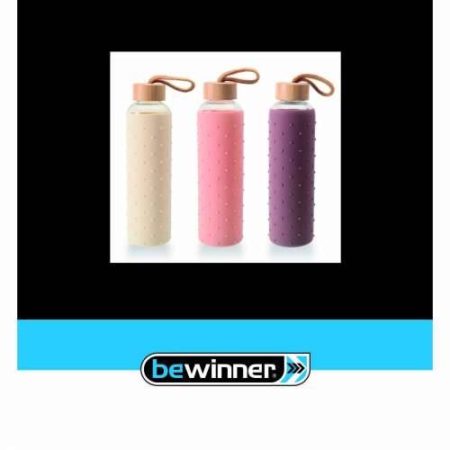 Boca vode Bewinner Staklo Silikon 600 ml (24 kom.) Cijena