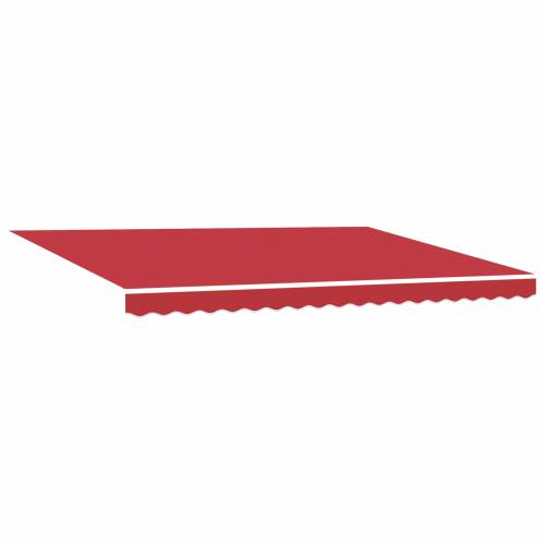 Fabric Replacement Tende za okvir 4.5x3 m Crvena Cijena