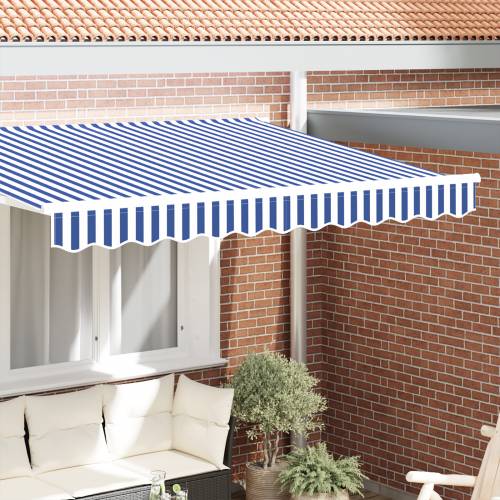 Tenda Valance za okvir 2.5 m Plava i bijela 2.3x0.2 m Cijena