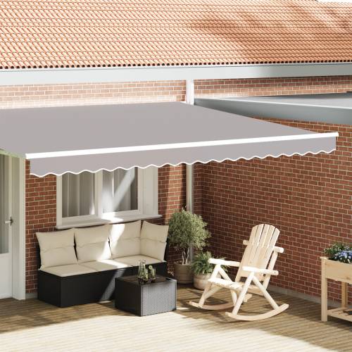 Tenda sa plaštem za okvir 4.5 m Svjetlosiva 4.3x0.2 m Cijena
