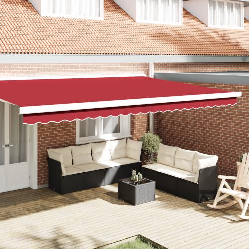 Valance tenda za okvir 5 m crvena 4.8x0.2 m Cijena