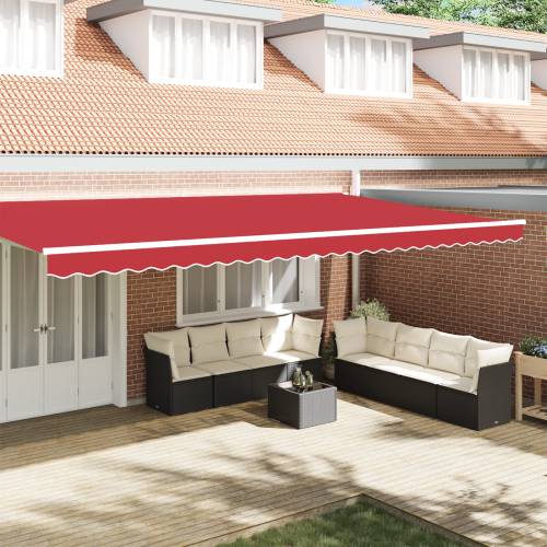 Tenda za balkon za 6 m okvir Crvena 5.8x0.2 m Cijena