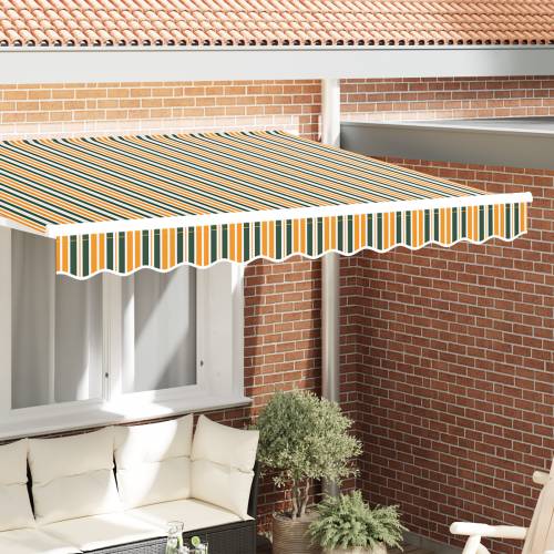 Tenda sa donjom letvicom za okvir 3.5 m zelena i žuta 3.3 x 0.2 m Cijena