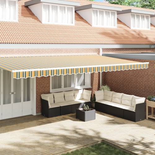 Tenda za 6 m okvir Zelena i Žuta 5.8x0.2 m Cijena