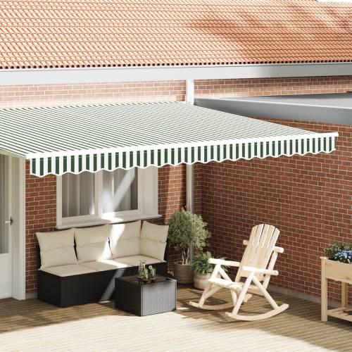 Tenda Valance za okvir 4.5 m Zelena i bijela 4.3x0.2 m Cijena
