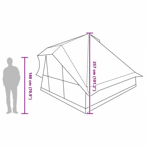 Obiteljski šator Tipi Plavi 10-osobni vodootporni Cijena