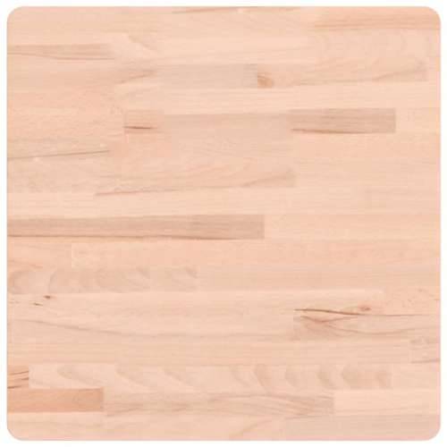Zidna polica za Lavabo - Umivaonik od čelika i masivne bukovine - Smeđa i bijela 50 x 50 x 2.5 cm 1 Trapez Cijena