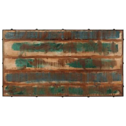 Stolić za kavu s kotačima 100x55x26 cm masivno obnovljeno drvo - 100 x 55 x 26 cm 1 masivno obnovljeno drvo Cijena