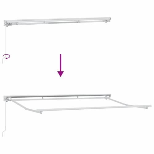 Povlačna tenda s polu-kasetom, ručno upravljanje aluminijem Cijena