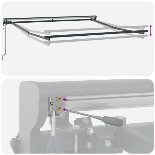 Električna Polu-Kasetna Tenda Retraktibilna Metal Cijena