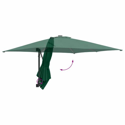 Suncobran za dvorište Zeleni Poliester 300 cm x 300 cm Sklopivi Cijena