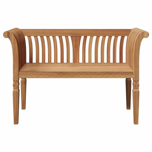 Vrtna klupa 127.5x52x80 cm Masivna tikovina Cijena