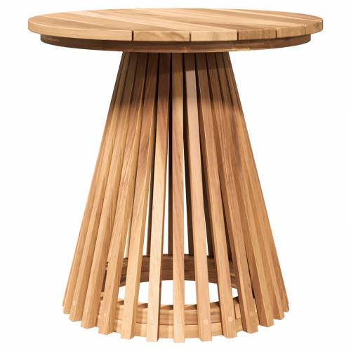 Stol za vrt Ø50x49.5 cm od čvrstog tikovog drveta Cijena