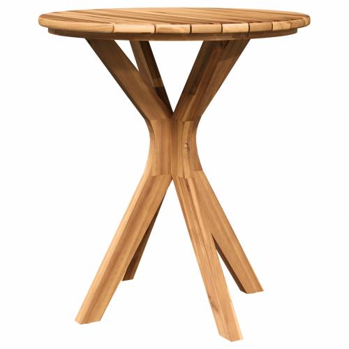 vrtni bistro stol Ø70x75 cm čvrsta tikovina Cijena
