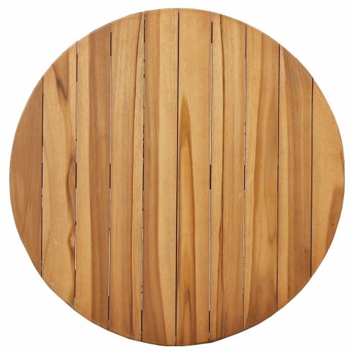 vrtni bistro stol Ø70x75 cm čvrsta tikovina Cijena