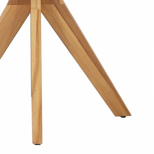 vrtni bistro stol Ø70x75 cm čvrsta tikovina Cijena